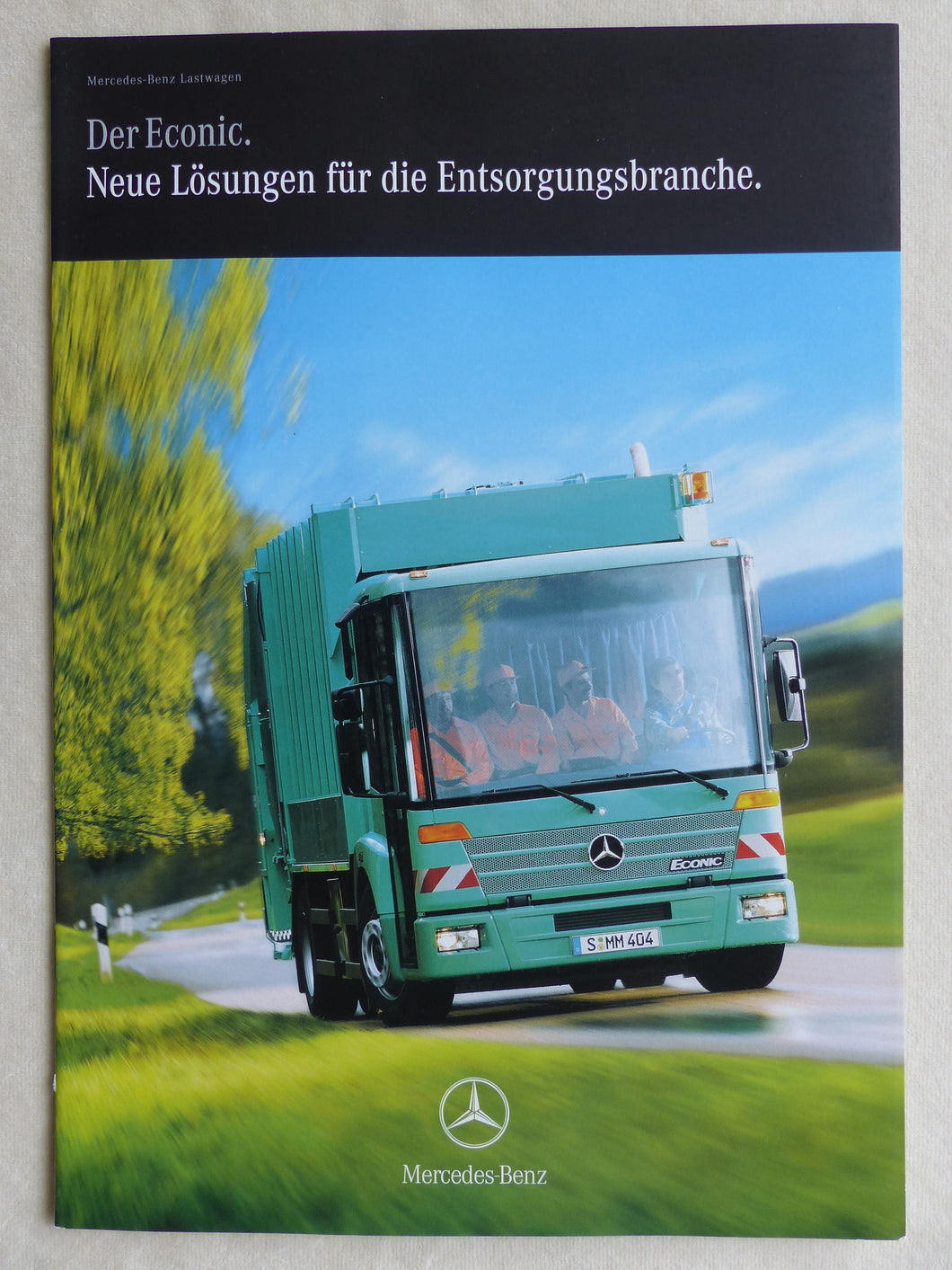Mercedes-Benz Econic Entsorgungsbranche - Prospekt Brochure 04.1998