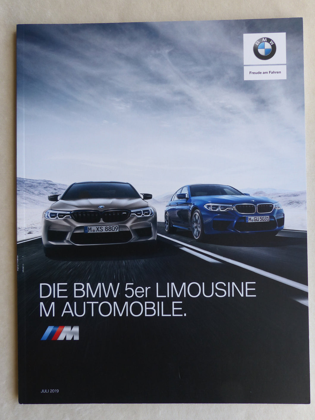 BMW M5 Competition M550d Typ F90 MJ 2020 - Prospekt Preisliste Brochure 07.2019