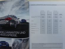 Lade das Bild in den Galerie-Viewer, BMW M5 Competition M550d Typ F90 MJ 2020 - Prospekt Preisliste Brochure 07.2019
