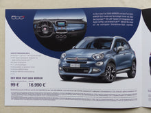 Lade das Bild in den Galerie-Viewer, Fiat 500L 500X Mirror Sondermodelle MJ 2018 - Prospekt Brochure 2017
