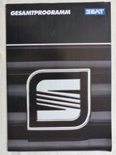 Lade das Bild in den Galerie-Viewer, Seat Gesamtprogramm - Ibiza Marbella Malaga Terra - Prospekt Brochure 1985
