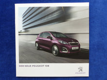 Lade das Bild in den Galerie-Viewer, Peugeot 108 MJ 2015 - Prospekt Brochure 06.2014
