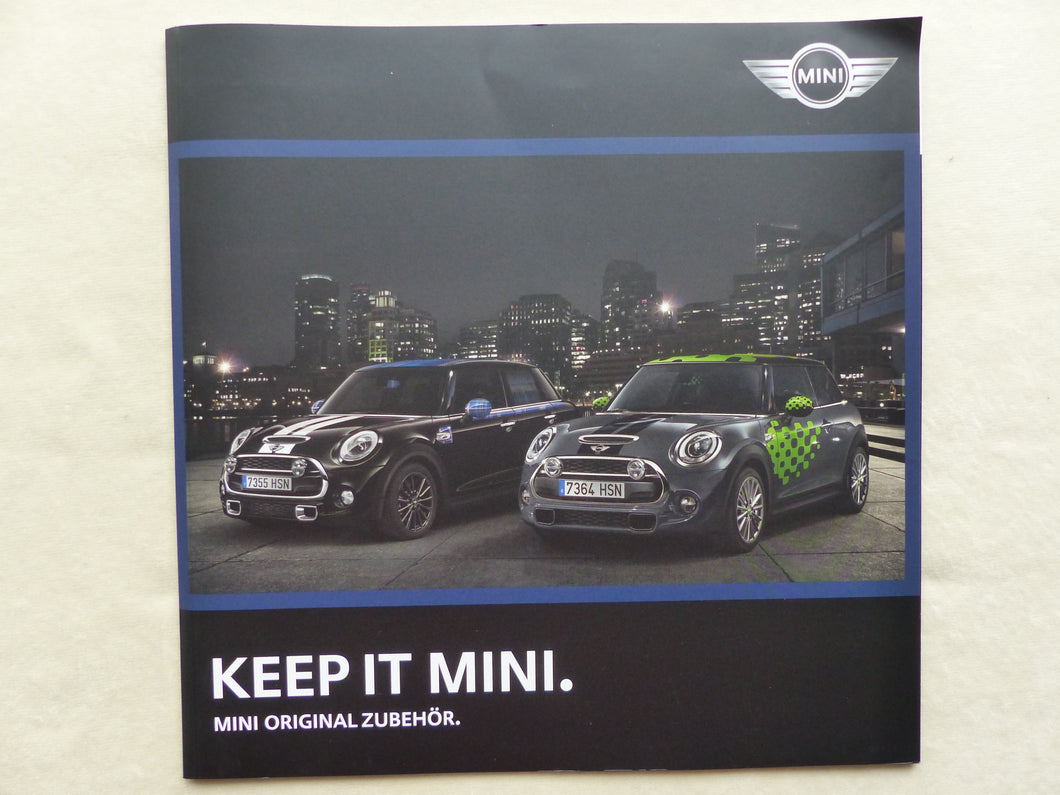 Mini Original Zubehör & John Cooper Works MJ 2015 - Prospekt Brochure 07.2014