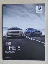 Lade das Bild in den Galerie-Viewer, BMW M5 Competition Typ F90 MJ 2020 - Prospekt Preisliste Brochure 11.2019
