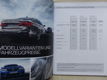 Lade das Bild in den Galerie-Viewer, BMW M5 Competition Typ F90 MJ 2020 - Prospekt Preisliste Brochure 11.2019
