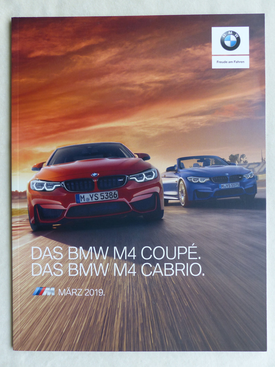 BMW M4 Coupe Cabrio Typ F82 F83 MJ 2019 - Prospekt Preisliste Brochure 03.2019