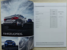Lade das Bild in den Galerie-Viewer, BMW M5 Competition Typ F90 MJ 2019 - Prospekt Preisliste Brochure 03.2019
