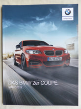 Lade das Bild in den Galerie-Viewer, BMW 2er Coupe 218i M240i Typ F22 MJ 2019 - Prospekt Preisliste Brochure 03.2019
