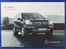 Lade das Bild in den Galerie-Viewer, Mercedes-Benz GL-Klasse GL 500 - Preisliste MJ 2012 - Prospekt Brochure 05.2011
