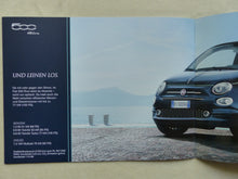 Lade das Bild in den Galerie-Viewer, Fiat 500 Riva Limited Edition MJ 2017 - Prospekt Brochure 09.2016
