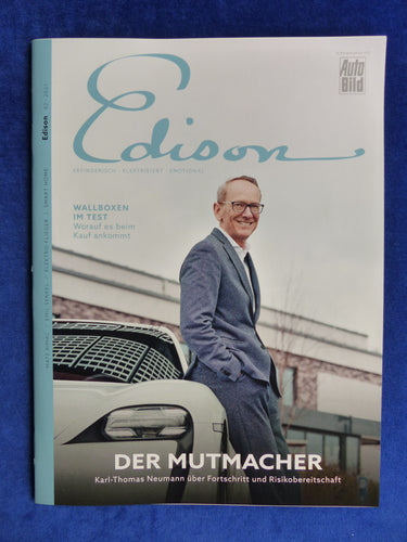 Edison Spezial 02/2021 E-Mobilität Elektroauto Porsche Taycan Rimac Tesla - car-brochure