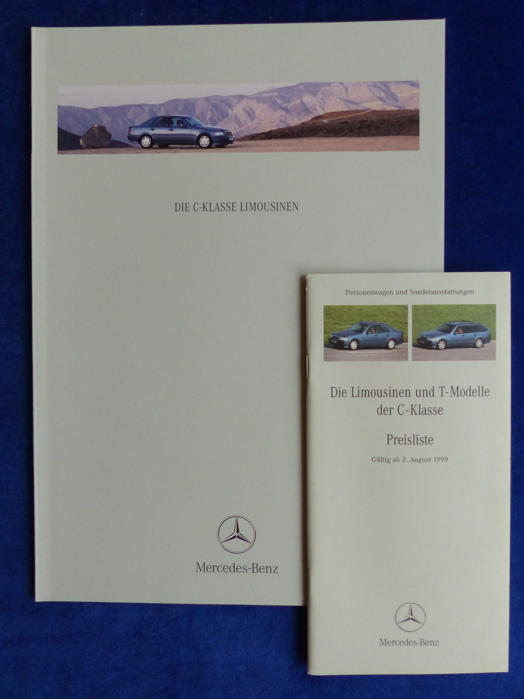 Mercedes C-Klasse Limousinen C43 AMG MJ 2000 - Prospekt + Preisliste 08.1999