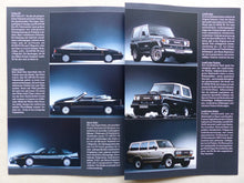 Lade das Bild in den Galerie-Viewer, Toyota Programm 1990 HiLux Model F Corolla Celica - Prospekt + Daten 06.1989
