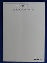 Lade das Bild in den Galerie-Viewer, Opel Daten Ausstattungen Corsa Kadett Omega MJ 1990 - Prospekt Brochure 09.1989
