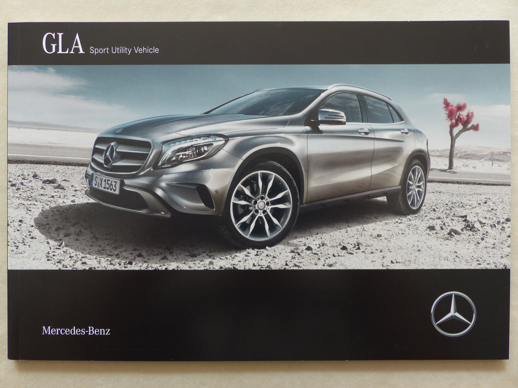 Mercedes-Benz GLA 220d AMG Typ X156 MJ 2016 - Prospekt Brochure 09.2015