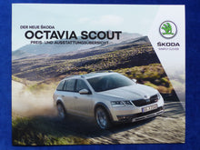 Lade das Bild in den Galerie-Viewer, Skoda Octavia Scout - Preisliste MJ 2018 - Prospekt Brochure 02.2017
