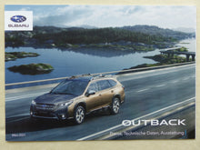 Lade das Bild in den Galerie-Viewer, Subaru Outback MJ 2021 - Prospekt Brochure + Preisliste 03.2021
