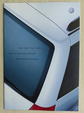 Lade das Bild in den Galerie-Viewer, VW Golf Variant - Daten &amp; Ausstattungen MJ 2002 - Prospekt Brochure 12.2001
