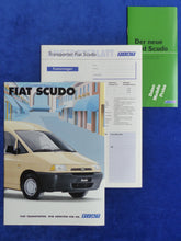 Lade das Bild in den Galerie-Viewer, Fiat Scudo Transporter MJ 1996 - Prospekt Brochure + Daten + Preisliste 11.1995
