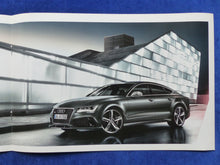 Lade das Bild in den Galerie-Viewer, Audi RS 7 Sportback 4.0 V8 Biturbo quattro - Preview Prospekt Brochure 01.2013
