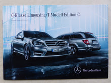 Lade das Bild in den Galerie-Viewer, Mercedes-Benz C-Klasse Edition C - Prospekt Preisliste Brochure 04.2013
