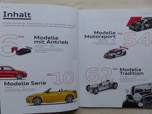 Lade das Bild in den Galerie-Viewer, Audi collection Miniaturen 2015 - A1 RS4 R8 quattro - Prospekt Brochure 06.2014

