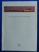 Lade das Bild in den Galerie-Viewer, Mercedes-Benz E-Klasse T-Modelle Typ S210 MJ 1996 - Prospekt Brochure 02.1996
