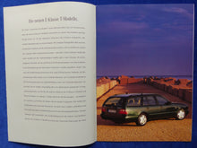 Lade das Bild in den Galerie-Viewer, Mercedes-Benz E-Klasse T-Modelle Typ S210 MJ 1996 - Prospekt Brochure 02.1996
