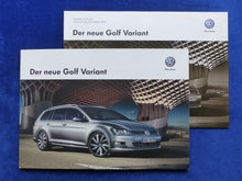 Lade das Bild in den Galerie-Viewer, VW Golf Variant MJ 2014 - Prospekt Brochure + Preisliste 12.2013
