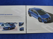 Lade das Bild in den Galerie-Viewer, Honda Civic Facelift MJ 2015 - Preview Prospekt Brochure 01.2015
