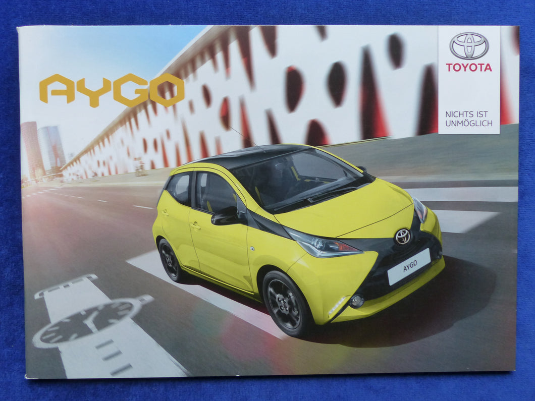 Toyota Aygo MJ 2017 - Prospekt Brochure 05.2016