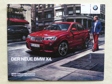Lade das Bild in den Galerie-Viewer, BMW X4 Typ F26 MJ 2014 - Prospekt Brochure 01.2014
