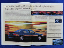Lade das Bild in den Galerie-Viewer, Cadillac Seville SLS STS - Prospekt Brochure 1999 Europa französisch
