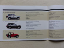 Lade das Bild in den Galerie-Viewer, Jeep Modellprogramm 2002 Grand Cherokee Wrangler - Prospekt + Preisliste 10.2001
