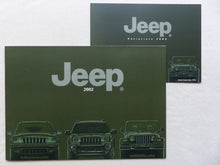 Lade das Bild in den Galerie-Viewer, Jeep Modellprogramm 2002 Grand Cherokee Wrangler - Prospekt + Preisliste 10.2001
