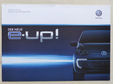 Lade das Bild in den Galerie-Viewer, VW e-up! - Preisliste MJ 2014 - Prospekt Brochure 09.2013
