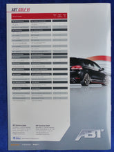 Lade das Bild in den Galerie-Viewer, ABT Golf VI Tuning VW Golf GTI GTD R - Prospekt Brochure 2012
