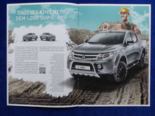 Lade das Bild in den Galerie-Viewer, Mitsubishi L200 SUV-Star Sondermodell MJ 2016 - Prospekt Brochure 03.216
