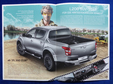 Lade das Bild in den Galerie-Viewer, Mitsubishi L200 SUV-Star Sondermodell MJ 2016 - Prospekt Brochure 03.216
