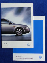 Lade das Bild in den Galerie-Viewer, VW Passat Limousine MJ 1998 - Prospekt Brochure + Daten &amp; Ausstattungen 10.1997
