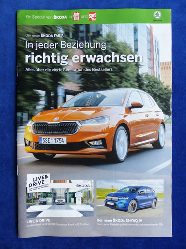 Skoda Fabia Enyaq iV - Sonderdruck Auto Bild Heft 36/2021 - car-brochure