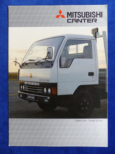Mitsubishi Canter 3,5 Tonnen 30 35 Petrol Diesel - Prospekt Brochure Niederlande - car-brochure