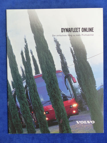 Volvo Dynafleet Online Bus Reisebus Transportwesen - Prospekt Brochure 09.2004 - car-brochure