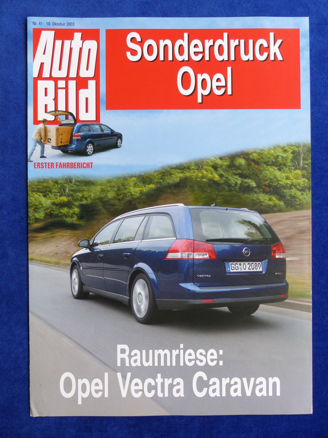 Opel Vectra Caravan - Fahrbericht - Sonderdruck Auto Bild 41/2003 - car-brochure