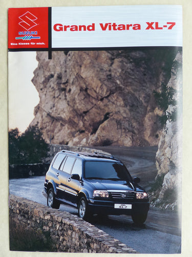 Suzuki Grand Vitara XL-7 - Prospekt Brochure 02.2002 - car-brochure