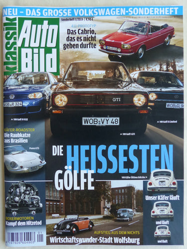 Auto Bild Klassik Volkswagen Sonderheft 1/2019 - VW Golf GTI Limited G60 R32 T3 - car-brochure