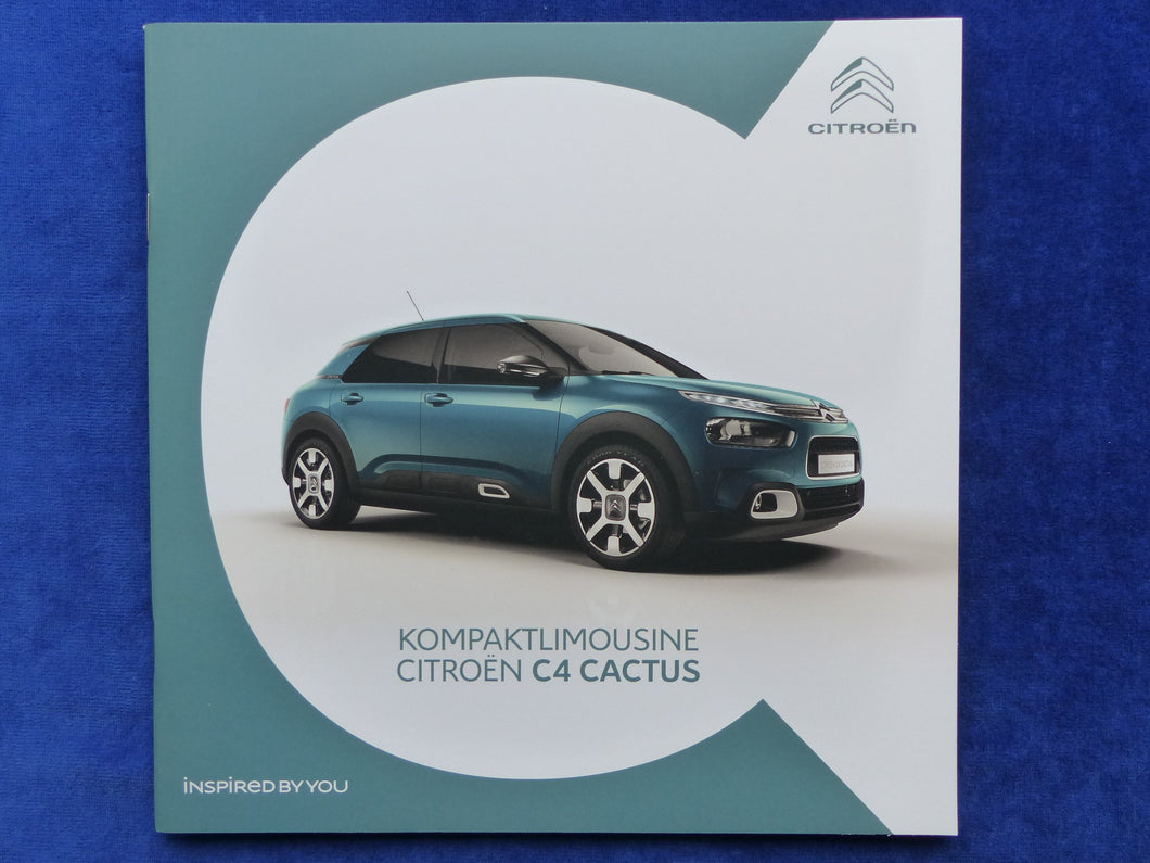 Citroen C4 Cactus MJ 2019 - Prospekt Brochure 11.2018
