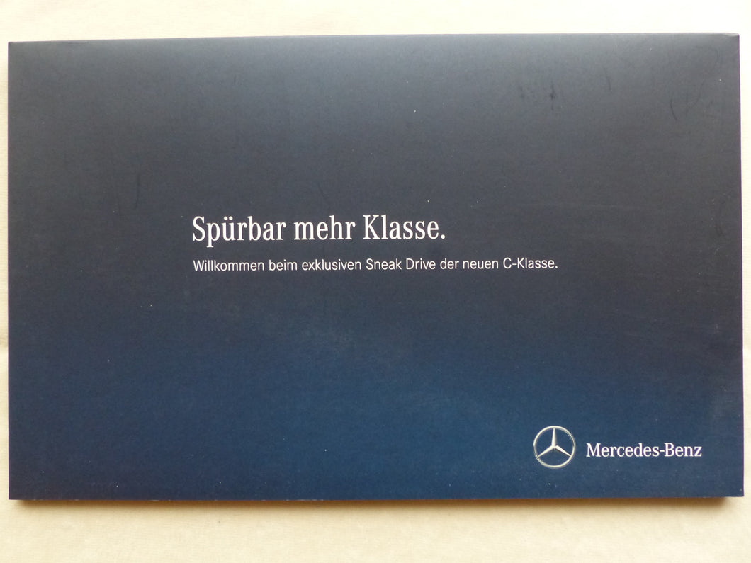 Mercedes-Benz C-Klasse Limousine W205 - Preview Prospekt Brochure 2014