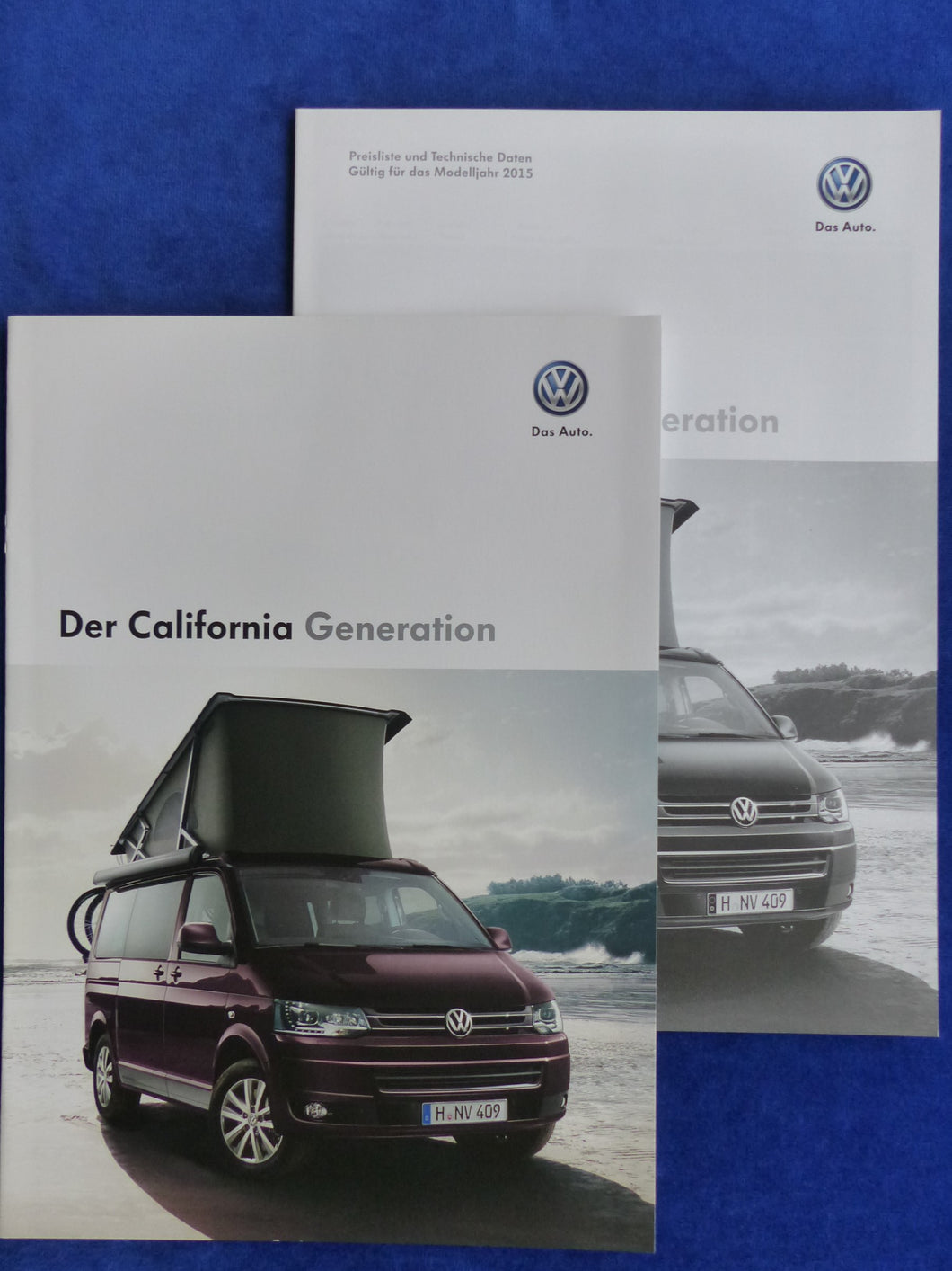 VW Bus T5 California Generation MJ 2015 - Prospekt Brochure + Preisliste 10.2014