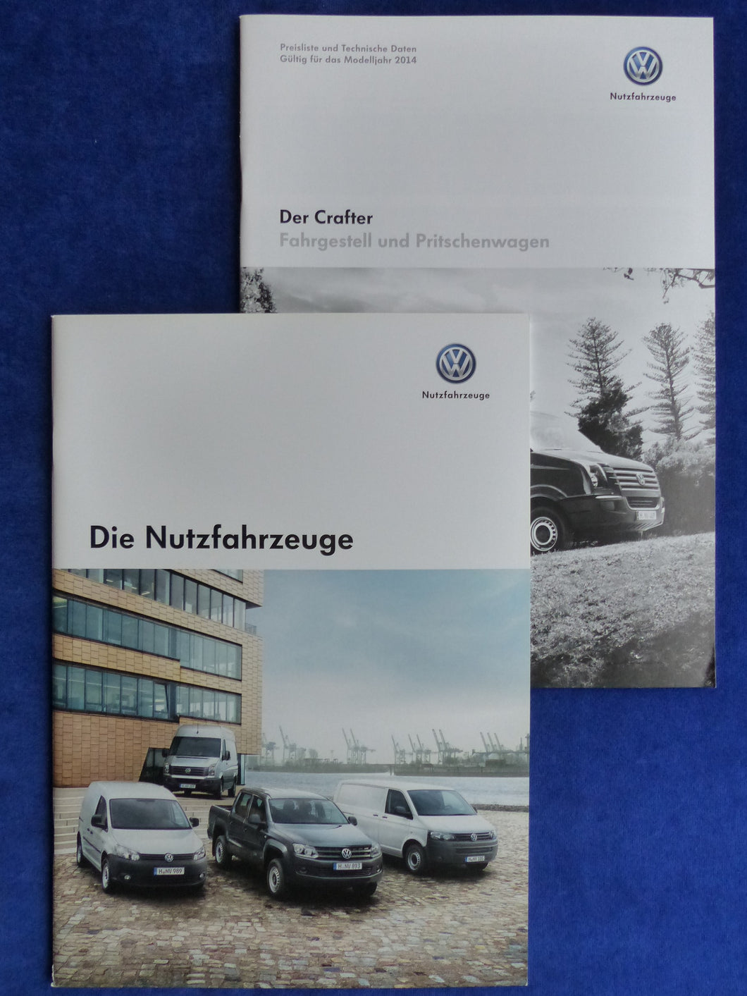 VW Crafter Pritschenwagen MJ 2014 - Prospekt Brochure + Preisliste 01.2014